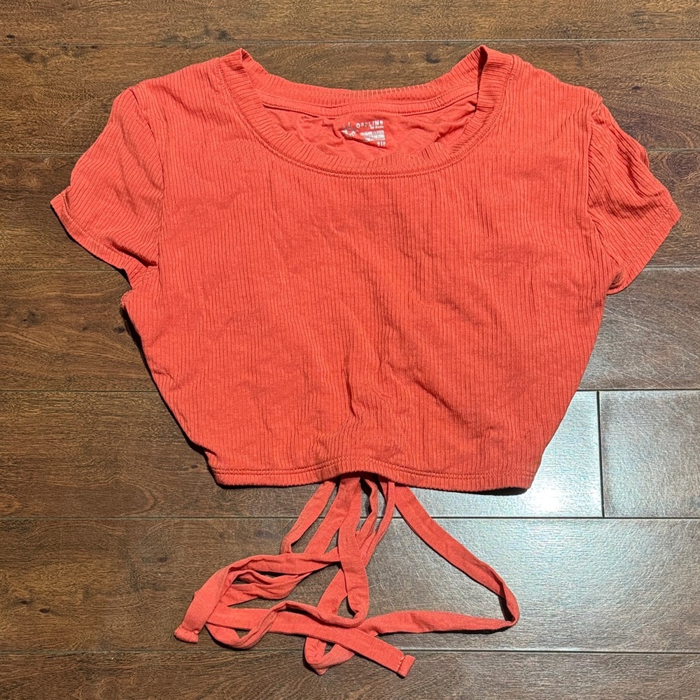Offline by Aerie Women's Coral Crop Top